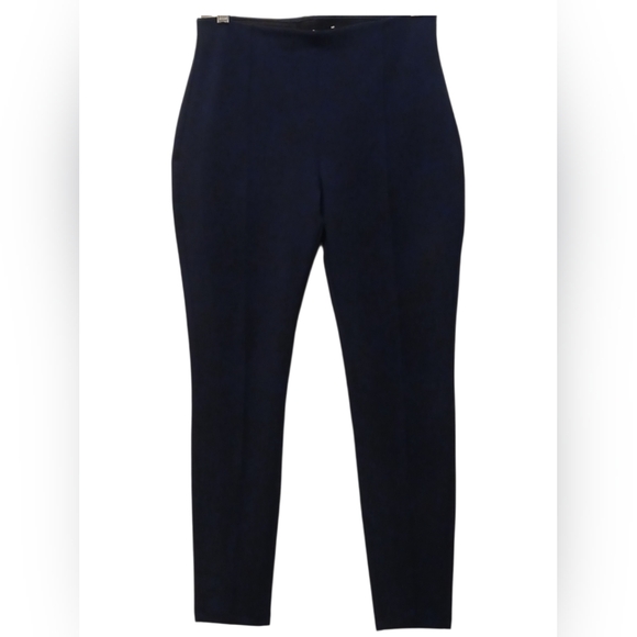 Tahari - NWOT, Navy Blue Leggings Elastic Waist, Straight Leg, Size MP, - Picture 3 of 6